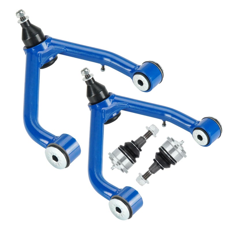 24 Lift Front Upper Control Arms with Ball Joint for Chevy SilveradoSuburban 1500 Tahoe for GMC Sierra 1500Yukon XL 1500 for Cadillac Escalade 20072018 Suspension kit Control Arms 2 PCS Blue